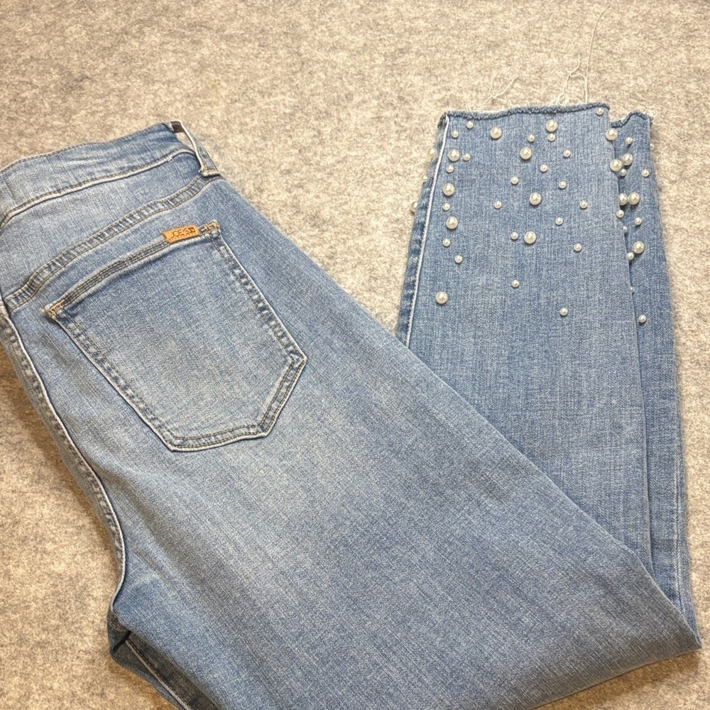 Joe’s Jeans The Charlie High-Rise Skinny Ankle ✨ Pearl Hem | 29 - Picture 5 of 11